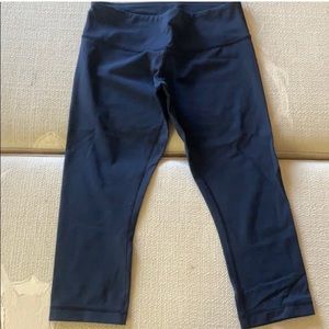 Navy Lululemon Capri Pant